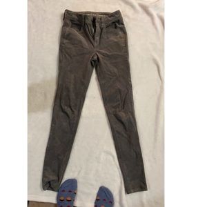 Corduroy Grey American eagle pants